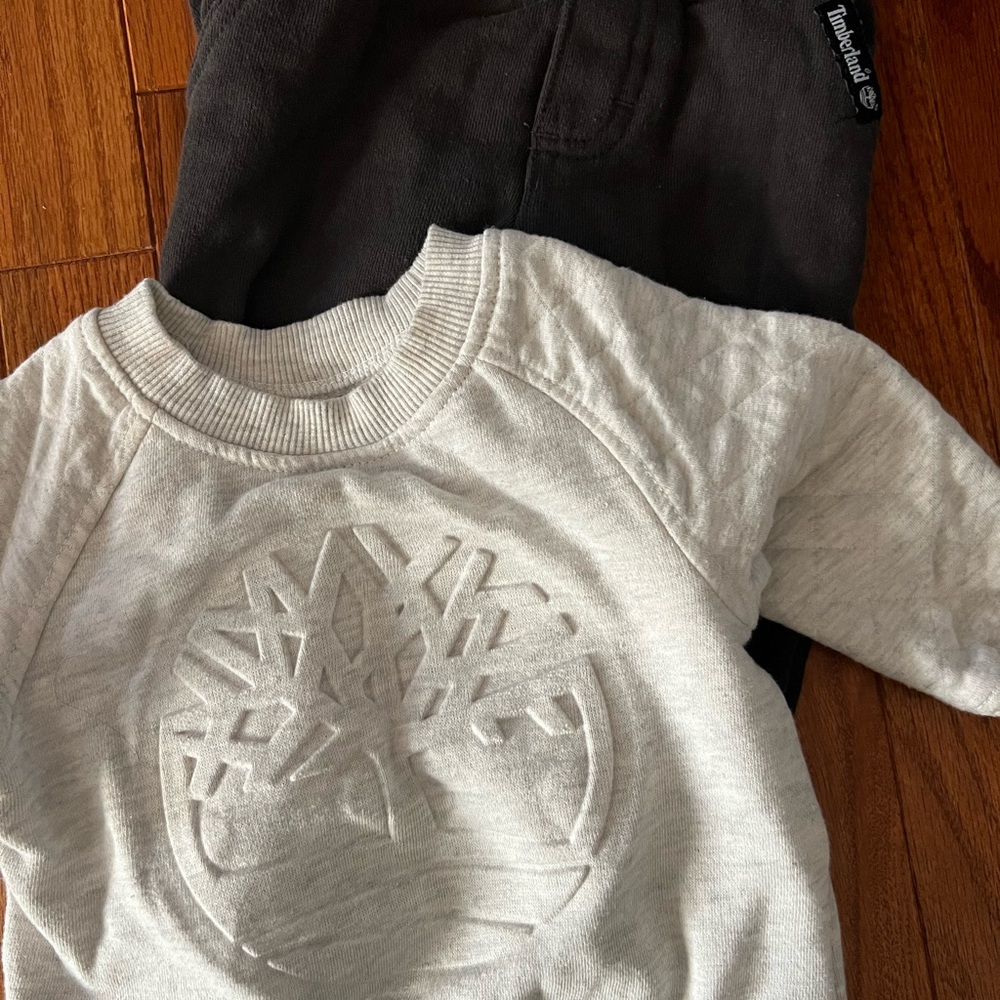 Boys timberland jogger set